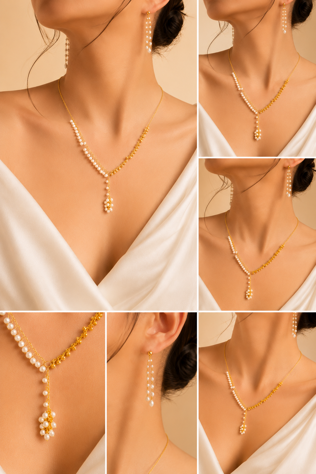 Timeless Pearl Harmony Gold Set